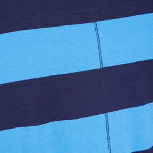 Las últimas camisetas de los hombres de la moda del OEM doble color rayado 100% algodón mejor material Casual Street Wears camisetas - Product Image 3