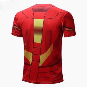 Áo Thun Nam Thường Ngày 100% Polyester Thăng Hoa In 3D Marvel Hero T Áo Thun All Over Thăng Hoa Áo Thun - Product Image 2