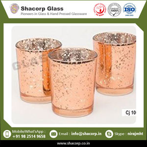 Juego de 2 Portavelas de Vidrio de Último Diseño con Logotipo y Personalización de Diseño Aceptada - Product Image 5