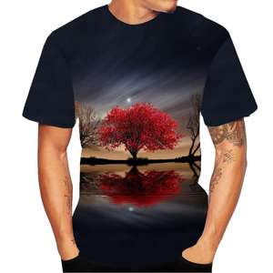 เสื้อยืดลำลองผ้าฝ้ายคุณภาพสูงสำหรับผู้ชายพิมพ์โลโก้แบบกำหนดเองชุดสตรีทไซส์ใหญ่เสื้อผ้าฝ้าย100% จาก BD - Product Image 5