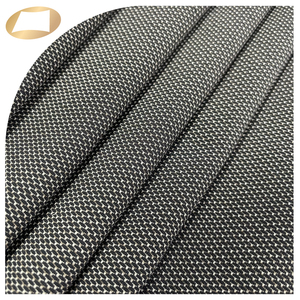Tissu nid d'abeille en fibre polyester argent, matériel antibactérien de haute qualité pour les vêtements de loisir - Product Image 3