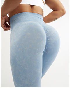 80% Nylon 20% Spandex Women Nude Feeling Stretch Leggings ,Workout Fitness Gym Wear Athletic - Product Image 4