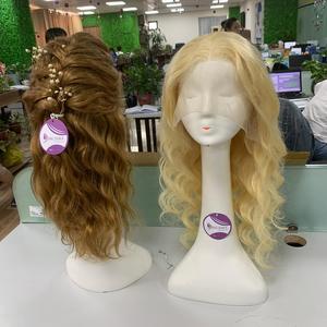 Perruque Lace Wig brésilienne naturelle de haute qualité pour femmes noires, cuticule alignée, couleur noire naturelle, prix de gros - Product Image 4