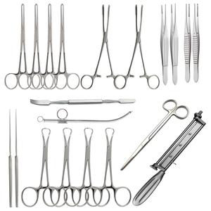 Juego de 20 instrumentos quirúrgicos de acero inoxidable para cirugía estética - Product Image 1