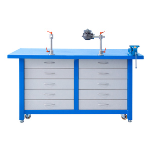 Turbo Armec-turbocompresor B1L, banco de trabajo Industrial profesional con tornillo de acero forjado y 10 cajones, hecho en Italia - Product Image 1
