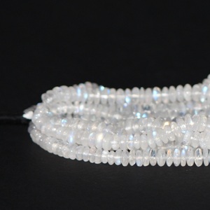 6mm 8mm naturel arc-en-ciel pierre de lune soucoupe plaine perles de pierres précieuses brin du fabricant au prix de gros boutique régulière en ligne - Product Image 2