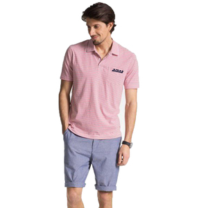 Polo de media manga para hombre, pantalones cortos bordados con logotipo personalizado, en oferta - Product Image 5