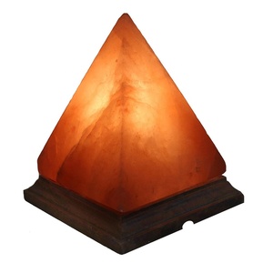 Illuminez Votre Espace avec Charme Géométrique Lampe Pyramide de Sel Rose de l'Himalaya-Sian Enterprises - Product Image 5