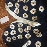 Nouvelle robe Abaya musulmane élégante et modeste AJM TRADE HOUSE, style musulman, ouverte sur le devant, broderie, ceinture, bleu, robe musulmane, origine Turquie PK