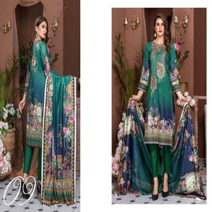 Costumes de pelouse pour femmes/robe d'été vêtements pour femmes/costumes de pelouse pakistanais 3 pièces - Product Image 1