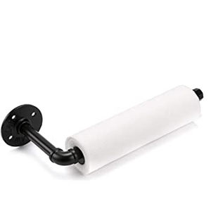 Porte-serviettes mural industriel en aluminium, porte-serviettes de cuisine, tube flexible - Product Image 1