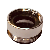Adaptateur de robinet de jardin HSU AD-03-B mâle-femelle en laiton 3/4 pouce, norme ANSI, pour cuisine et extérieur, connecteur de robinet mélangeur