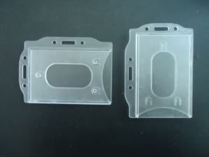 S.F. DBH-19 PS Transparent <b>Lanyards</b> ID Badge <b>Card</b> <b>Holder</b> 58x105cm <b>for</b> One Position - Product Image 6