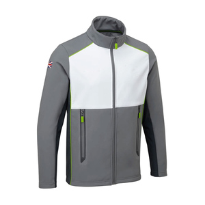 Chaqueta Softshell personalizable de alta calidad, nuevo diseño, a prueba de viento, transpirable, para invierno, con soporte, sostenible, duradero, Logo en color - Product Image 1