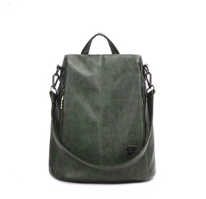 2021 new design girls <b>Backpack</b> bag genuine Leather <b>college</b> Schoolbag Ladies Shoulder bag high quality custom logo - Product Image 1