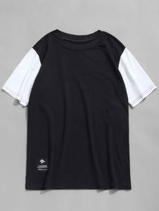 Camiseta de algodón estampada personalizada para hombre, ropa ecológica de manga corta con cuello redondo de talla grande OEM al por mayor - Product Image 6