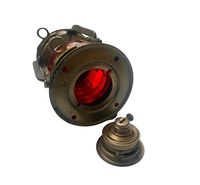 Lampe de bateau nautique vintage antique 11\" en fer, décoration de maison en métal de luxe, éclairage mural en verre, style maritime de luxe