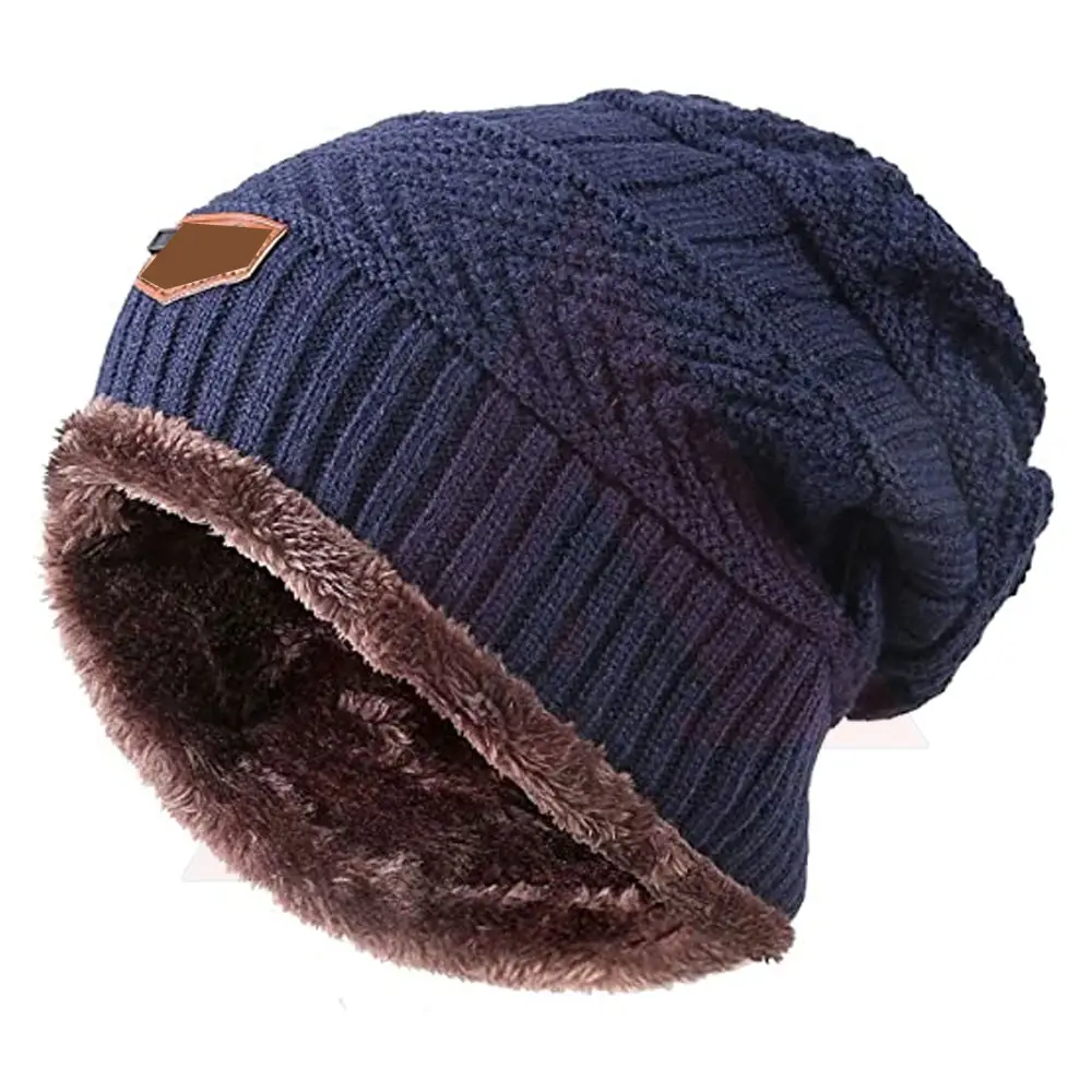 모자 비니 겨울 비니 전문 사용자 정의 남녀 더블 레이어 따뜻한 겨울 스키 모자 비니 완전히 사용자 정의