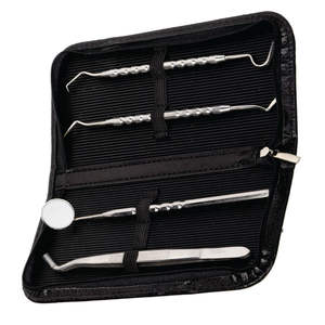 Kit de herramientas de limpieza Dental profesional, de acero inoxidable, 4 piezas - Product Image 2