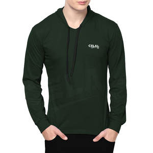 Men Outdoor Fitness Sport Hoodie Activewear Long Sleeve Gym Hoodie Design Your Own Men Fitness Hoodie - Product Image 1