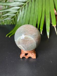 Sphère et boule de pierre de lune verte naturelle, en vrac, pierre précieuse de meilleure qualité, vente en gros, - Product Image 2