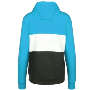 Sudadera con capucha unisex personalizada, elegante, de poliéster/algodón, con bloques de color liso, para hombre. - Product Image 4