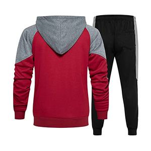 Traje deportivo con capucha para hombre, ropa deportiva de manga larga, antiarrugas - Product Image 5