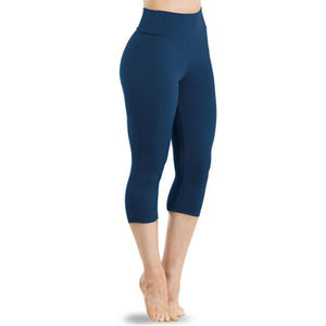 Mallas deportivas de LICRA para mujer, leggings de cuero sintético, color negro - Product Image 3