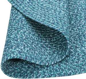 พรมที่สามารถซักได้ลายสก็อตทำจากไม้ไผ่แบบดั้งเดิมของอินเดียงานแฮนด์เมดพรมแบบพับเก็บได้สำหรับตกแต่งห้องครัวสำนักงานฮาโลวีนและคริสต์มาส - Product Image 2