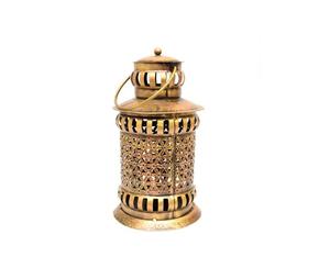 โคมไฟเหล็ก jali พร้อม T-Light สำหรับตกแต่งบ้านในร่มและกลางแจ้ง - Product Image 1