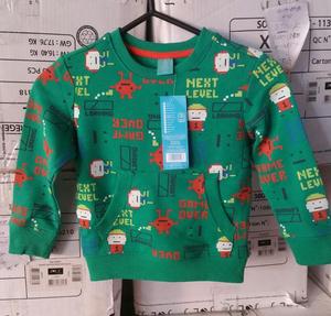 Factory Overrun Garments Branded Labels Boys Kids Pullover Sweater Casual Prints Cotton Crew Neck Sweatshirt Bangladesh Stocklot - Product Image 2