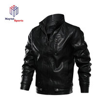 Veste en molleton à col rond pour homme de qualité supérieure, design personnalisé, imperméable, respirante, tendance, en cuir avec tissu en toile