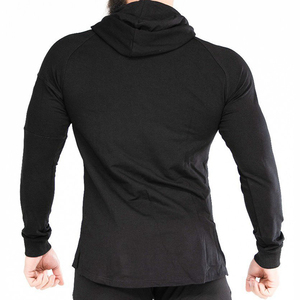 เสื้อมีฮู้ดสำหรับผู้ชายผ้าฝ้าย100% พิมพ์ลายสีพื้นปรับแต่งได้ออกแบบให้คงทนแบบใหม่ล่าสุด - Product Image 3