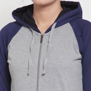 Chándal personalizado de lana con cremallera para mujer, conjunto de chándal con capucha, chándales personalizados - Product Image 5