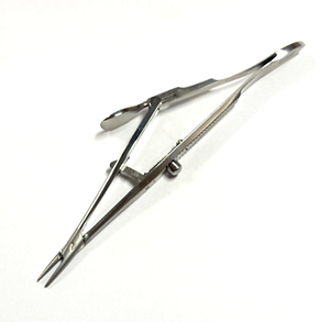 Instrumento quirúrgico, soporte de aguja Kalt, mandíbulas delicadas y lisas, 9mm, de acero inoxidable, aprobado por CE - Product Image 3