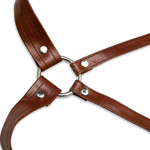 Tablier à bandes en cuir réglables pour hommes, Logo personnalisé, pour atelier, BBQ, cuisine, décoration - Product Image 5