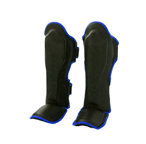 custom logo mma shin protector boxing shin guard Leather Pro Gel Shin Instep Pads MMA Leg <b>Foot</b> Guard - Product Image 4