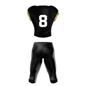 Uniforme de football américain personnalisé 100% polyester respirant et grande taille uniforme sublimé de bonne qualité - Product Image 2