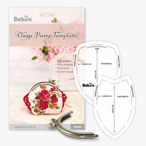 Petit fermoir porte-monnaie à faire soi-même, pour femmes, kit de fabrication de cosmétiques - Product Image 1