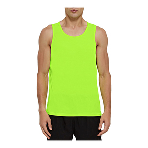 Débardeurs de sport en coton uni de haute qualité imprimés sur mesure pour homme, gilet tricoté surdimensionné pour activités sportives en extérieur - Product Image 3