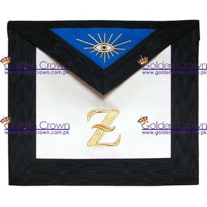 Masonic Scottish Rite Leather Masonic apron - AASR - 4th degree | Masonic Regalia Apron Supplier - Product Image 1