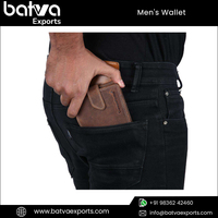 Dompet Kulit Asli Pria Gaya Vintage Terlaris dengan RFID Blocking, 9 Slot Kartu, 2 Slot Foto ID, 1 Slot Koin, 2 Slot Uang Kertas