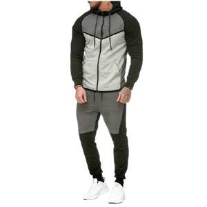 ชุดวอร์ม2ชิ้นสำหรับ2020เสื้อแบบสวมศีรษะซิปผ้าไตรมาส1/4ชุดวอร์มปรับแต่งได้สำหรับผู้ชาย - Product Image 6