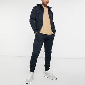 OEM Impreso Logo Barato Mens Crew Neck Jogger Ropa Deportiva Plain Blank Gym Chándales Air Shipping Active Bottoms al por mayor - Product Image 2