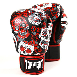 Venta al por mayor Guantes de Boxeo Ganador Barato Logotipo Personalizado Pro Profesional de Cuero Unisex Guantes con logotipo personalizado - Product Image 3
