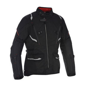 Veste de moto 500D en nylon noir approuvée CE avec conception de bras matelassés pour la conduite Protection principale respirante et imperméable - Product Image 6