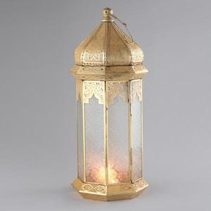 Linterna marroquí de Venta caliente Nueva llegada Linterna decorativa de metal para decoraciones navideñas para el hogar - Product Image 3