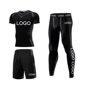 Pantalones cortos de cintura alta sin costuras para mujer, pantalón corto de compresión con logotipo personalizado, color gris, suave, para entrenamiento, Fitness, gimnasio, realce de glúteos, motera, OEM - Product Image 2