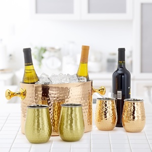 Enfriador de bebidas de cobre único, bañera para el hogar, Bar, restaurante, boda, Hotel, fiesta de año nuevo, evento, Cubo de vino, enfriador, bañera de bebidas de hielo - Product Image 3