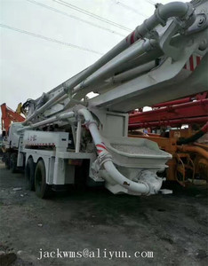 Camión bomba de segunda mano usado, camión bomba SANY de 42m, modelo SY5380THB 42, en venta en Shanghái - Product Image 3